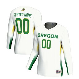 ゲームデイグレーツ メンズ ユニフォーム トップス Oregon Ducks GameDay Greats Unisex NIL Lightweight Volleyball Jersey White