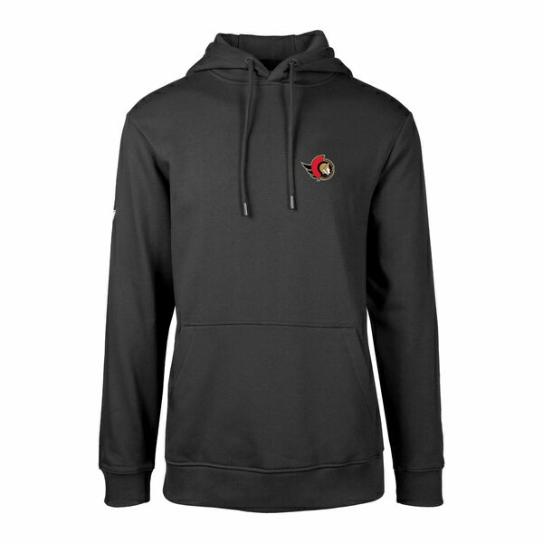 ٥륦  ѡåȥ  Ottawa Senators Levelwear Podium Insignia Core Pullover Hoodie Black