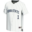 ゲームデイグレーツ メンズ ユニフォーム トップス 1 Penn State Nittany Lions GameDay Greats Lightweight Baseball Fashion Jersey White