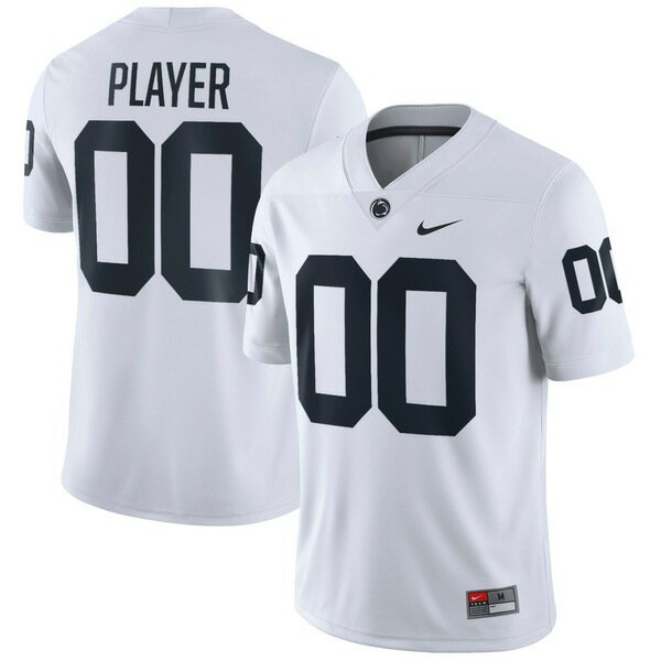 ʥ  ˥ե ȥåץ Penn State Nittany Lions Nike PickAPlayer NIL Replica Football Jersey White