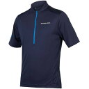 エンデュラ メンズ サイクリング スポーツ Hummvee Short Sleeve Jersey Navy Blue