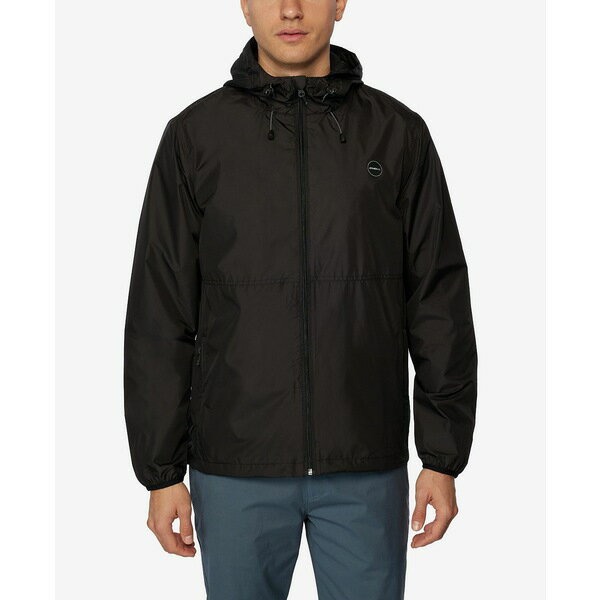 オニール メンズ ジャケット&ブルゾン アウター Men's Nomadic Windbreaker Jacket Black
