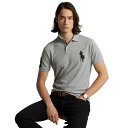 ラルフローレン メンズ ポロシャツ トップス Men's Big Pony Custom Slim Fit Mesh Polo Andover Heather