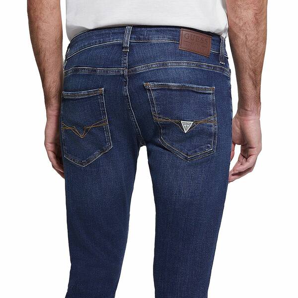 ゲス メンズ デニムパンツ ボトムス Men's Eco Skinny Fit Jeans Olvera Wash