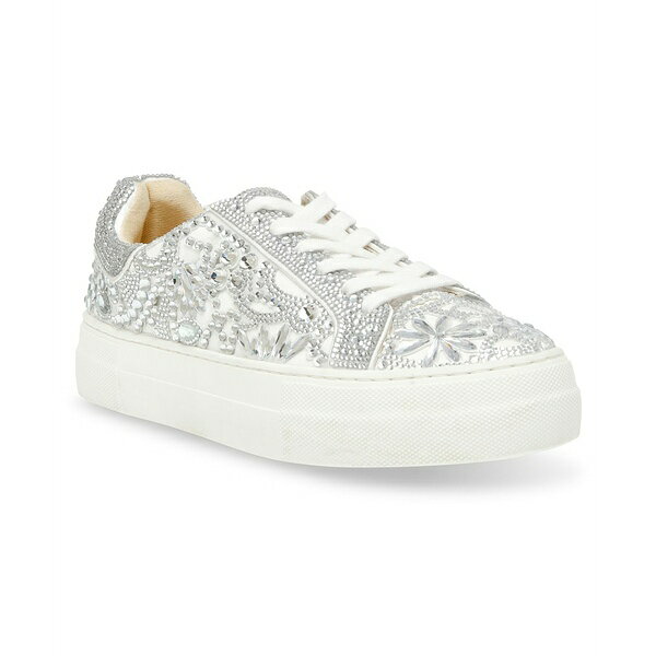 ベッツィジョンソン レディース オックスフォード シューズ Women's Reily Rhinestone Platform Sneake..