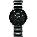 ラド レディース 腕時計 アクセサリー Men's Swiss Automatic Centrix Diamond (1/10 ct. t.w.) Black ...