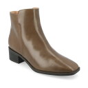 ジャーニーコレクション レディース ブーツ シューズ Women's Cappri Tru Comfort Foam Inside Zip Entry Squa...