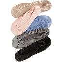 アイソトナー レディース サンダル シューズ Women's Satin Ballerina Slippers with Bow Cream(4)