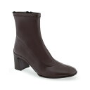 エアロソールズ レディース ブーツ シューズ Women's Corinda Midcalf Mid Heel Boots Brown - Stretch Fa...
