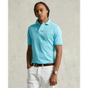 ラルフローレン メンズ ポロシャツ トップス Men's Custom Slim Fit Mesh Polo Cabana Blue