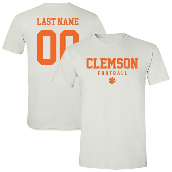 アスリートスレッド メンズ Tシャツ トップス Clemson Tigers Unisex Collegiate Football NIL PickAPlayer TShirt White