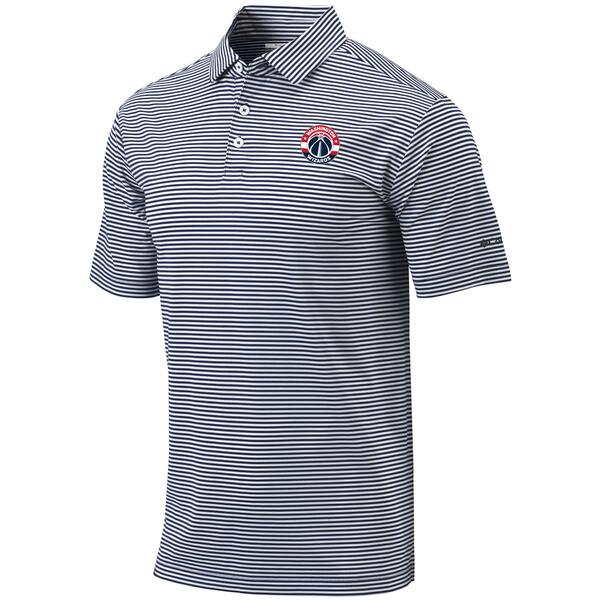 コロンビア メンズ ポロシャツ トップス Washington Wizards Columbia Golf Club Invite OmniWick Polo Navy