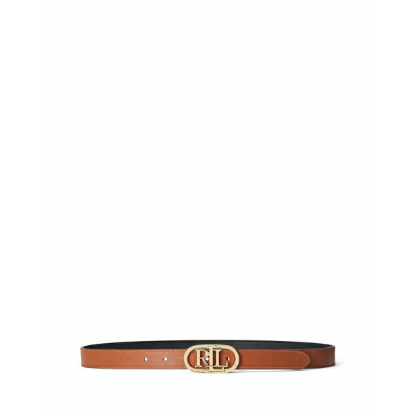 ラルフローレン 【送料無料】 ラルフローレン レディース ベルト アクセサリー LOGO REVERSIBLE LEATHER BELT Black