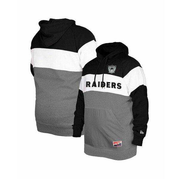 ˥塼  ѡåȥ  Men's Black Distressed Oakland Raiders Bi...