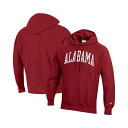 チャンピオン メンズ パーカー・スウェットシャツ アウター Men's Crimson Alabama Crimson Tide Big and Tall Re...
