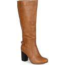 ジャーニーコレクション レディース ブーツ シューズ Women's Carver Wide Calf Block Heel Knee High Boots T...