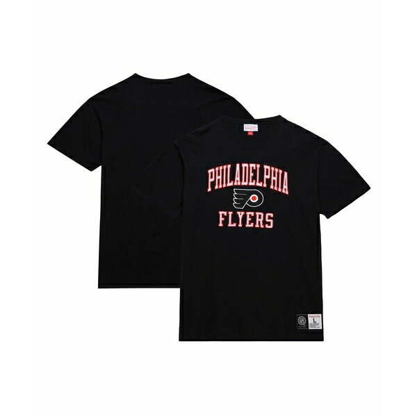 ߥå&ͥ   ȥåץ Men's Black Philadelphia Flyers Legendary Slub T...