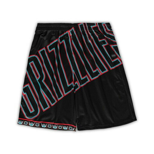 ミッチェル&ネス メンズ カジュアルパンツ ボトムス Men's Black Memphis Grizzlies Big and Tall Hardwood Classics Big Face 2.0 Shorts Black ミッチェル&ネス メンズ カジュアルパンツ ボトムス Men's Black Memphis Grizzlies Big and Tall Hardwood Classics Big Face 2.0 Shorts Black