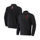 ファナティクス メンズ ジャケット&ブルゾン アウター Men's Darius Rucker Collection by Black Boston Red Sox RingstopFull-Snap Shacket Black