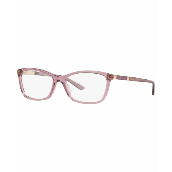 ヴェルサーチ レディース サングラス&アイウェア アクセサリー Women's Eyeglasses, VE3186 Transparent Violet