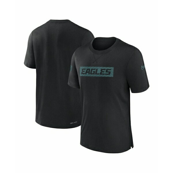 ʥ   ȥåץ Men's Black Philadelphia Eagles Sideline Player Perfo...