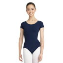 カペジオ レディース カットソー トップス Women's Classics Short Sleeve Leotard Navy(4)