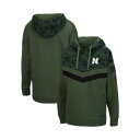 コロシアム レディース パーカー・スウェットシャツ アウター Women's Olive and Camo Nebraska Huskers OHT Milit...