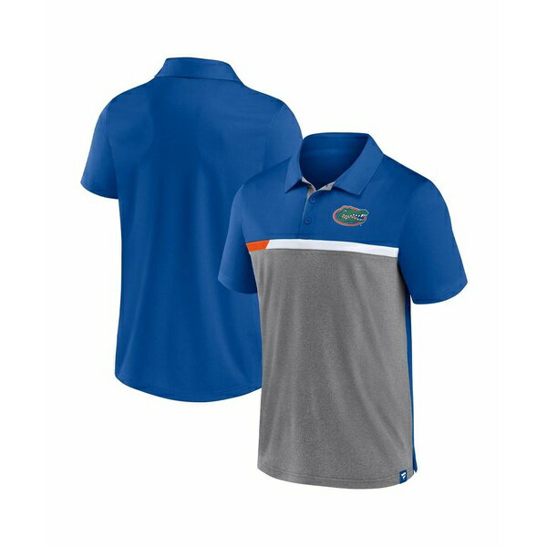 եʥƥ   ȥåץ Men's Royal and Heathered Gray Florida Gators Spl...