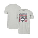 47ブランド メンズ シャツ トップス Men's Gray UConn Huskies 2023 NCAA Mens Basketball National Champions Mascot T-shirt Gray(4)