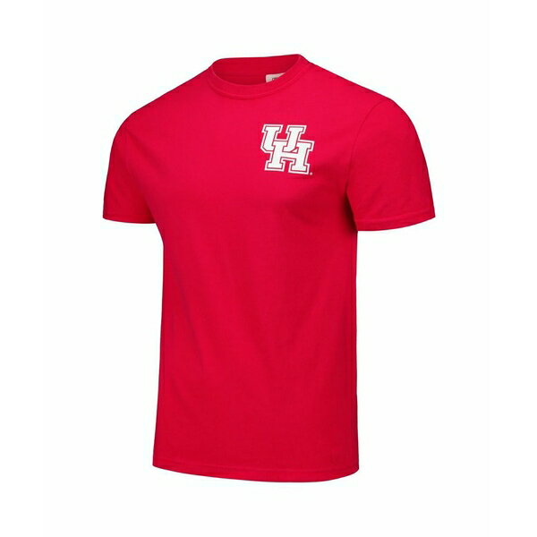 イメージワン メンズ シャツ トップス Men's and Women's Red Houston Cougars Scenic Comfort Colors T-Shirt Red