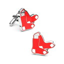 カフリンクス メンズ ピアス・イヤリング アクセサリー Sox Cufflinks Red