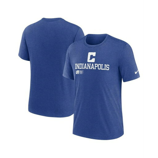 ナイキ メンズ シャツ トップス Men's Royal Indianapolis Colts Overlap Lockup Tri-Blend T-Shirt Royal ナイキ メンズ シャツ トップス Men's Royal Indianapolis Colts Overlap Lockup Tri-Blend T-Shirt Royal