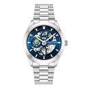ケネスコール メンズ 腕時計 アクセサリー Men's Mechanical Silver Stainless Steel Watch 42MM Silver(2)
