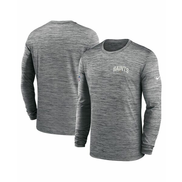 ʥ   ȥåץ Men's Gray New Orleans Saints Velocity Athletic Stack...