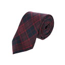 トラファルガー メンズ 腕時計 アクセサリー Men's Kincade Red Blackwatch Plaid Silk Necktie Red plaid