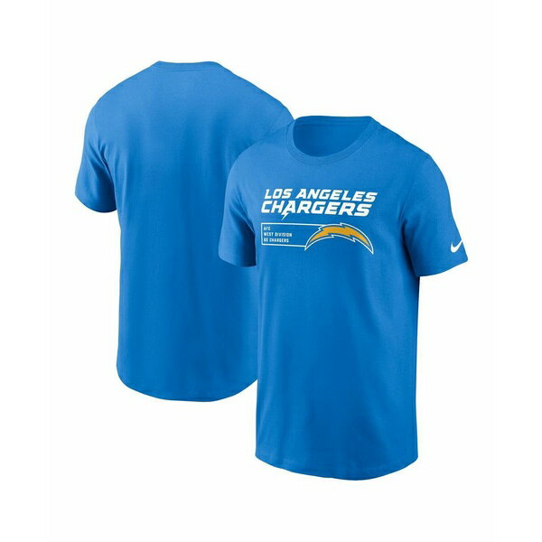 ʥ   ȥåץ Men's Powder Blue Los Angeles Chargers Division Essen...