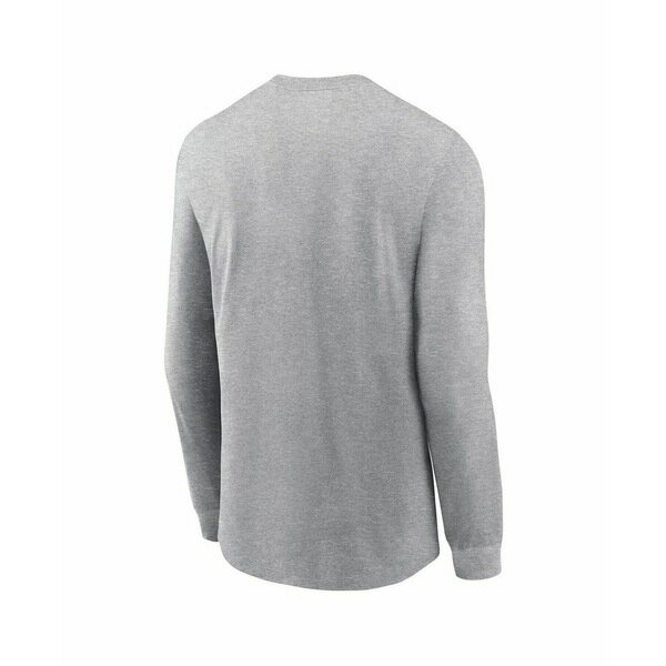 ナイキ メンズ シャツ トップス Men's Heather Gray Buffalo Bills All Out Long Sleeve T-Shirt Heather Gray