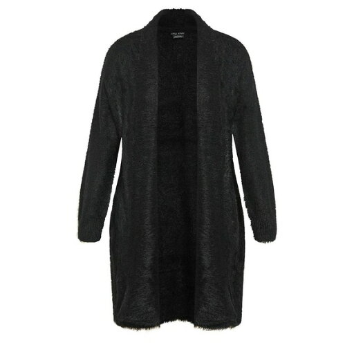 シティーシック レディース ニット&セーター アウター Women's Fluffy Longline Cardigan Black シティーシック レディース ニット&セーター アウター Women's Fluffy Longline Cardigan Black