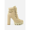 ロンンドンラグ レディース ブーツ シューズ Women's willow combat boot Beige