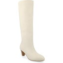 ジャーニーコレクション レディース ブーツ シューズ Women's Jovey Kitten Heel Tall Boots Bone