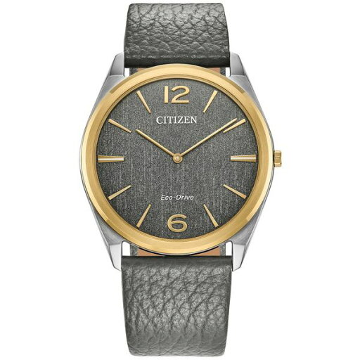 シチズン メンズ 腕時計 アクセサリー Eco-Drive Unisex Gray Leather Strap Watch 38mm No Color シチズン メンズ 腕時計 アクセサリー Eco-Drive Unisex Gray Leather Strap Watch 38mm No Color