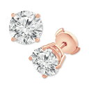 バッジェリーミシュカ レディース ピアス&イヤリング アクセサリー Certified Lab Grown Diamond Stud Earrings (6 c...