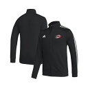 アディダス メンズ ジャケット&ブルゾン アウター Men's Black Carolina Hurricanes Raglan Full-Zip Track Jacket Black