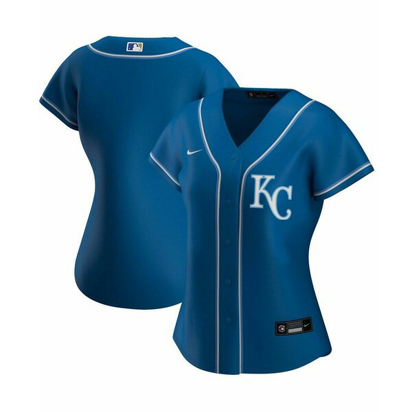 ナイキ レディース カットソー トップス Women's Royal Kansas City Royals Alternate Replica Team Je..