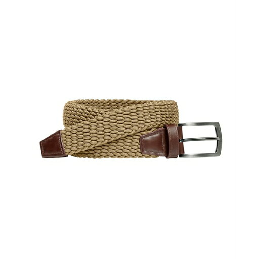 ジョンストンアンドマーフィー メンズ ベルト アクセサリー Men's Stretch Knit Belt Tan ジョンストンアンドマーフィー メンズ ベルト アクセサリー Men's Stretch Knit Belt Tan