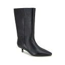 ケネスコール レディース ブーツ シューズ Women's Meryl Kitten Heel Boots Black Leather