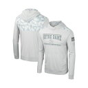 コロシアム メンズ シャツ トップス Men's Gray Notre Dame Fighting Irish OHT Military-Inspired Appreciation Long Sleeve Hoodie T-shirt Gray(4)