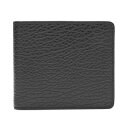 }^}WF Y z ANZT[ Maison Margiela Embossed Grain Billfold Wallet Black