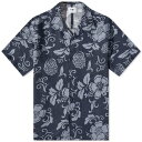 GkGk77 Y Vc gbvX NN07 Ole Linen Floral Vacation Shirt Blue