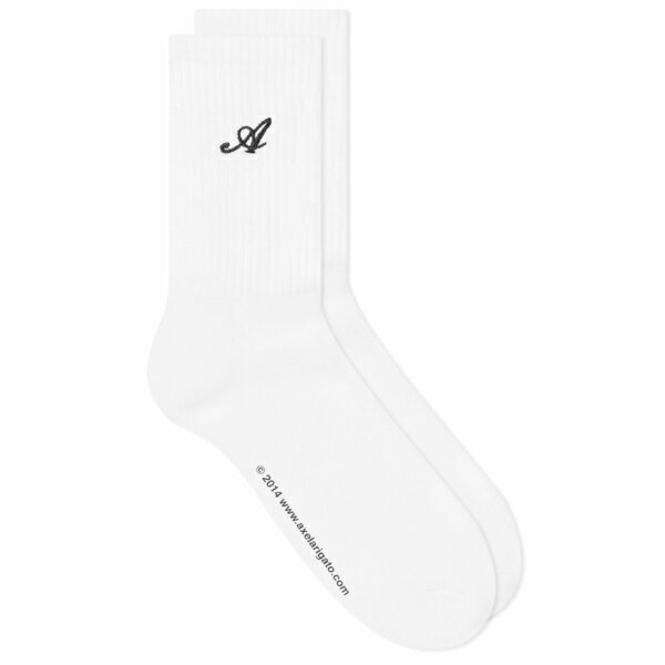 ANZAKg Y C A_[EFA Axel Arigato Signature Socks White